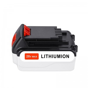 Li-ion 20V 5000 mAh udskiftningsbatterier Trådløse værktøjer til Black \u0026 Decker LB20, LBX20, LBX4020, LB2X4020