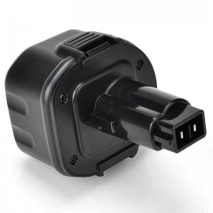 Ni-Cd 9.6V 1500mAh genopladelige bore-battericeller til Dewalt DE9061, DE9062, DW9061