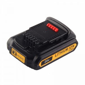 Li-ion 20V 2000mAh udskiftningsbatteripakke til Dewalt DCB180, DCB181, DCB182